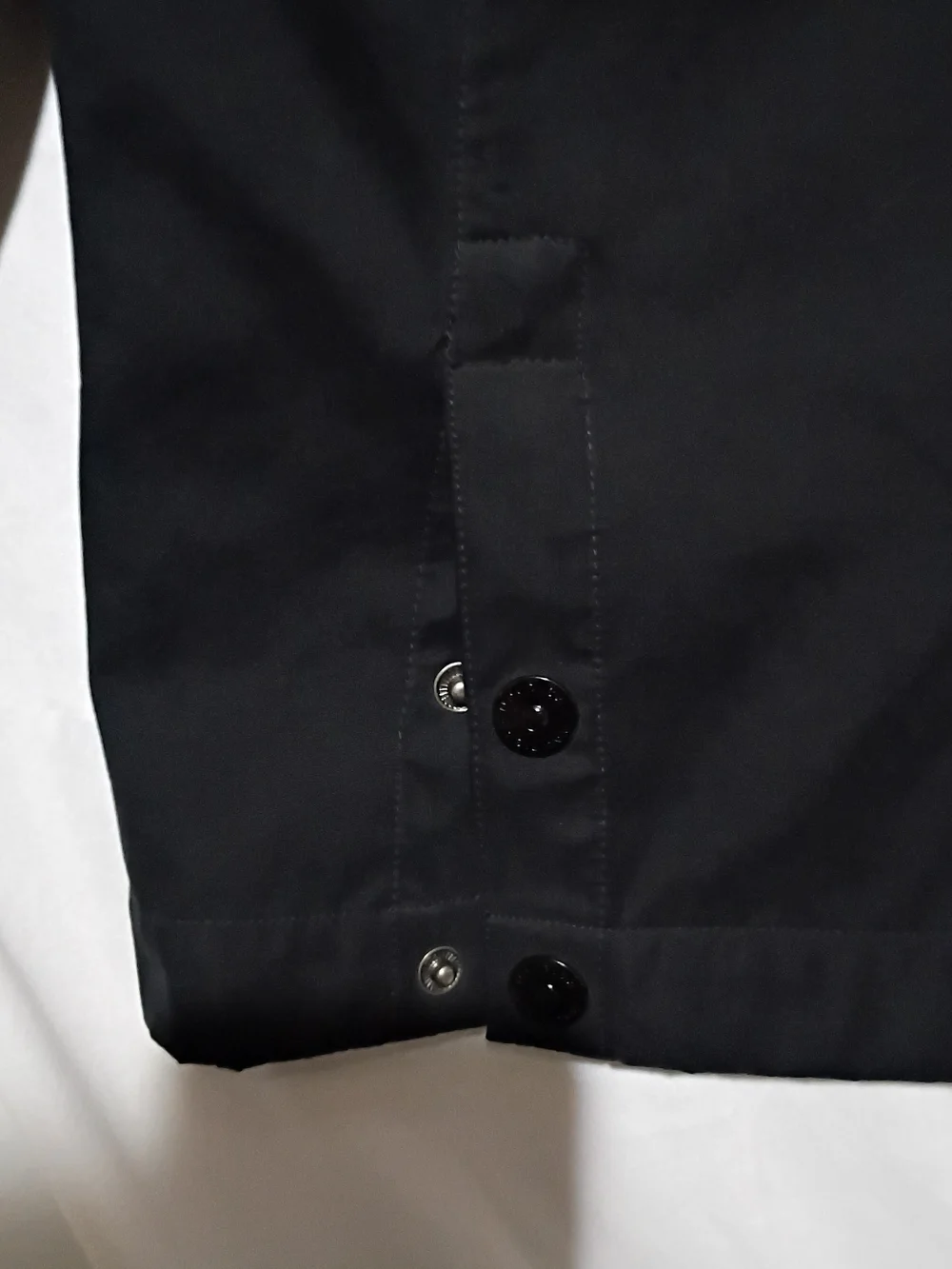 Vintage Nautica Sportswear Black Lightweight  Jacket with Snap Pockets
